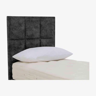 Furniture Village Hypnos - Riley Floor Standing Headboard - Single - Daytona Coal