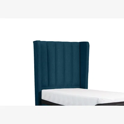 Furniture Village TEMPUR - Suffolk Wickham Floor Standing Headboard - Single - Aqua