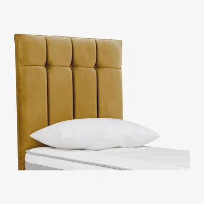 Furniture Village Mammoth - Brockmans Floor Standing Headboard - Single - Yellow