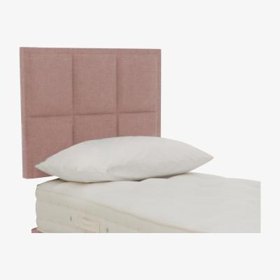 Furniture Village Hypnos - Riley Strutted Headboard - Single - Tweed Rose
