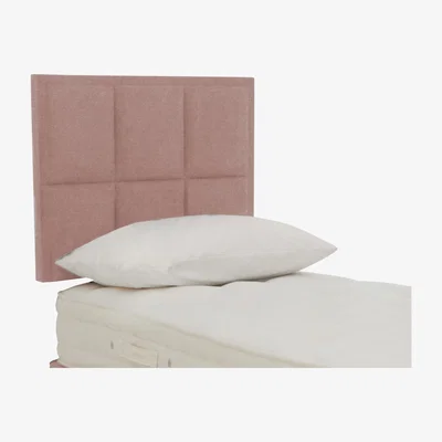 Furniture Village Hypnos - Riley Strutted Headboard - Single - Tweed Rose