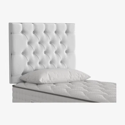 Furniture Village Flora Strutted Headboard - Single - Grey