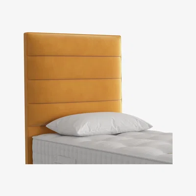 Furniture Village Sleep Story - Horizon Floor Standing Headboard - Single - Yellow