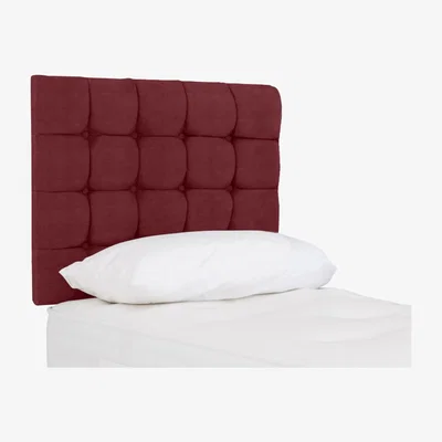 Furniture Village Highgrove - Dice Strutted Headboard - Single - Red