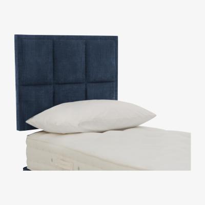 Furniture Village Hypnos - Riley Strutted Headboard - Single - Premium Royal Navy