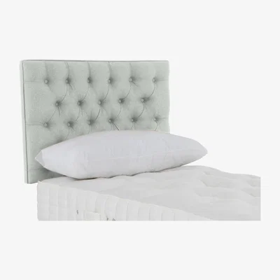 Furniture Village Hypnos - Wooburn Strutted Headboard - Single - Brooklyn Mint