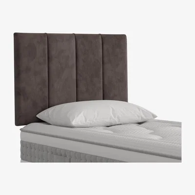 Furniture Village Mammoth - Peaches Strutted Headboard - Single - Grey