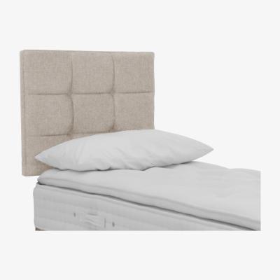 Furniture Village Hypnos - Mia Strutted Headboard - Single - Imperio Biscuit