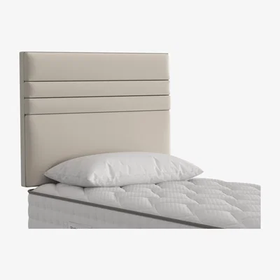 Furniture Village Silentnight - Breeze Strutted Headboard - Single - Beige