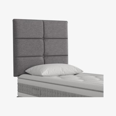 Furniture Village Mammoth - Steffie Strutted Headboard - Single - Grey