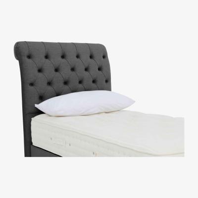 Furniture Village Hypnos - Prestwood Floor Standing Headboard - Single - Smokey Quartz