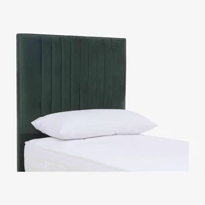 Furniture Village Sleep Story - Clancy Floor Standing Headboard - Small Single - Plush Emerald
