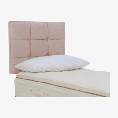 Furniture Village Hypnos - Mia Strutted Headboard - Single - Tweed Rose