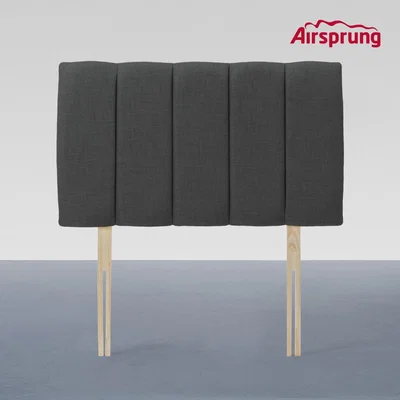 Furniture123 Airsprung Corston Single Linoso Headboard - Charcoal