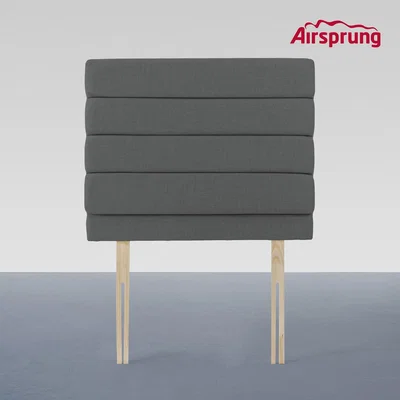 Furniture123 Airsprung Chelwood Single Linoso Headboard - Charcoal