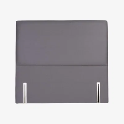Heal's Heal's Newman Headboard Single Cotton Slate Grey - Heal's UK Furniture