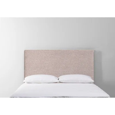 Perch and Parrow Calvin 3' Single Size Headboard in Blush Pink