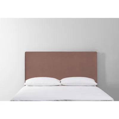 Perch and Parrow Calvin 3' Single Size Headboard in Dark Grape
