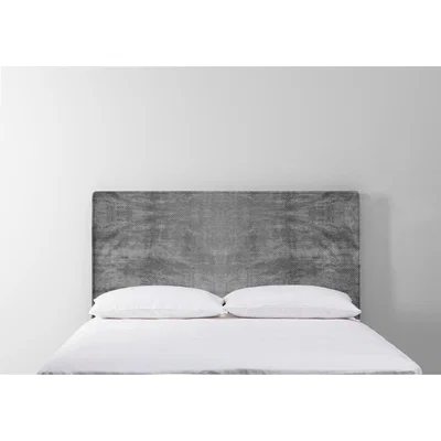 Perch and Parrow Calvin 3' Single Size Headboard in Cloudy Grey