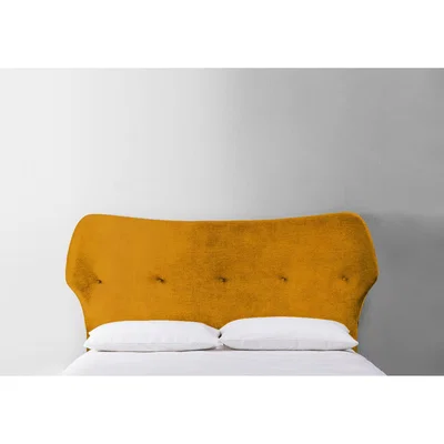 Perch and Parrow Jean 3' Single Size Headboard in Medallion Gold