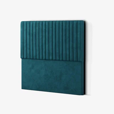 The Range Maryland Headboard Floor Standing Plush - Emerald / Single