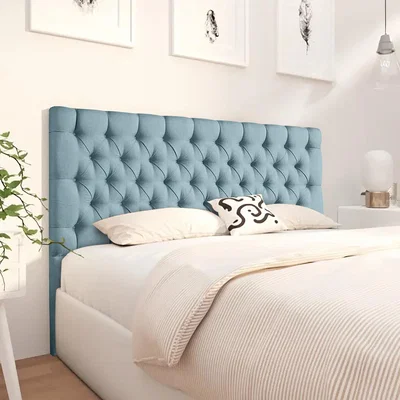 The Range Merland 54 inch Floorstanding Headboard Plush Velvet - Duck Egg / Single