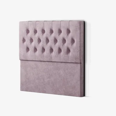 The Range Belgrave Headboard Floor Standing  Matching Buttons Plush - Blush / Single