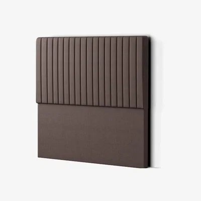 The Range Maryland Headboard Floor Standing Malham Weave - Slate / Single
