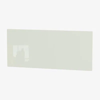 The Range Kensington Kashmir Gloss Headboard  - White / 52cm / Single
