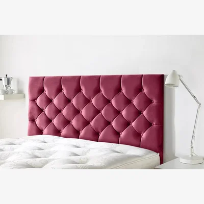 The Range Westminister 54 inch Floorstanding Headboard Plush Velvet - Maroon / Single