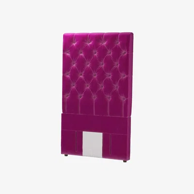 Sofa.com Standalone Rosalie 150cm Single Headboard in Peony Cotton Matt Velvet - sofa.com
