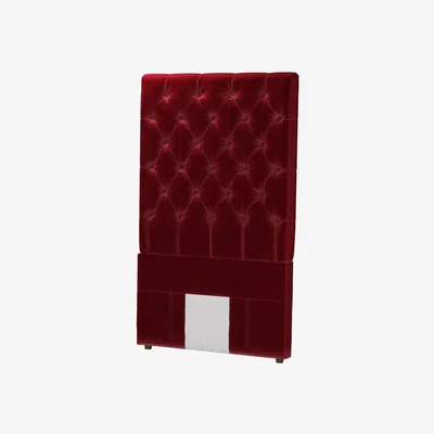 Sofa.com Standalone Rosalie 150cm Single Headboard in Claret Cotton Matt Velvet - sofa.com