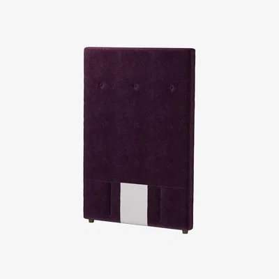 Sofa.com Standalone Avery 130cm Single Headboard in Plum Smart Velvet - sofa.com