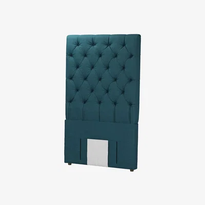 Sofa.com Standalone Rosalie 150cm Single Headboard in Evergreen Brushed Linen Cotton - sofa.com