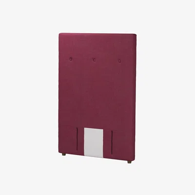 Sofa.com Standalone Avery 130cm Single Headboard in Boysenberry Brushed Linen Cotton - sofa.com