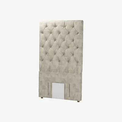 Sofa.com Standalone Rosalie 150cm Single Headboard in Sandstorm Pyramid Textured Weave - sofa.com