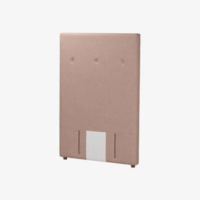 Sofa.com Standalone Avery 130cm Single Headboard in Blush Pure Belgian Linen - sofa.com