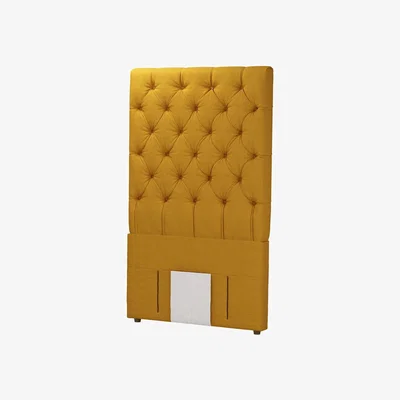 Sofa.com Standalone Rosalie 150cm Single Headboard in Mango Brushed Linen Cotton - sofa.com