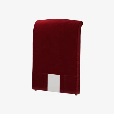 Sofa.com Standalone Thea Single Headboard in Claret Cotton Matt Velvet - sofa.com