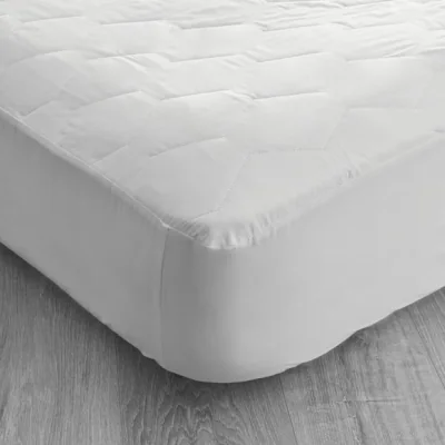 Dunelm Fogarty Cotton Mattress Protector White
