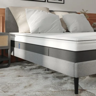 Dunelm Emma Flip Mattress Topper White
