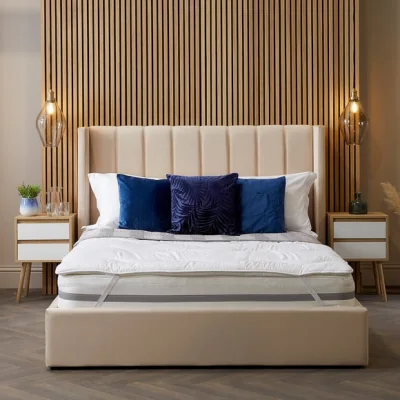 Dunelm Snuggledown Luxurious Hotel Temperature Control Mattress Topper White