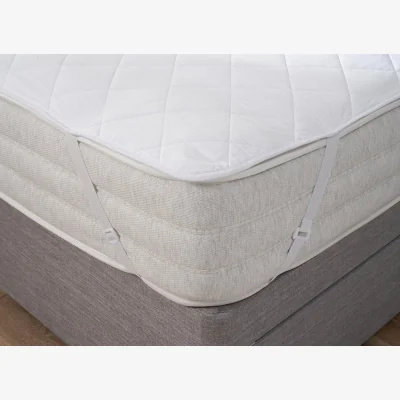 Dreams Flaxby Quilted Pure Cotton Mattress Protector - 6'6 Emperor