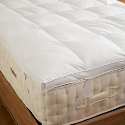 Feather & Black Duck Down and Feather Mattress Topper, Single