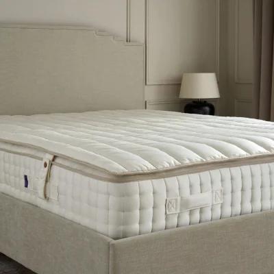 Feather & Black Wool Mattress Enhancer, Super King