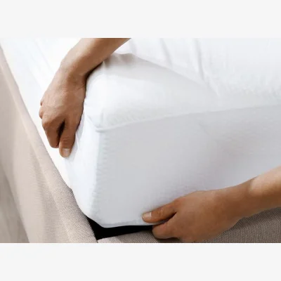 Feather & Black Tempur Cooling Tencel Mattress Protector, Double