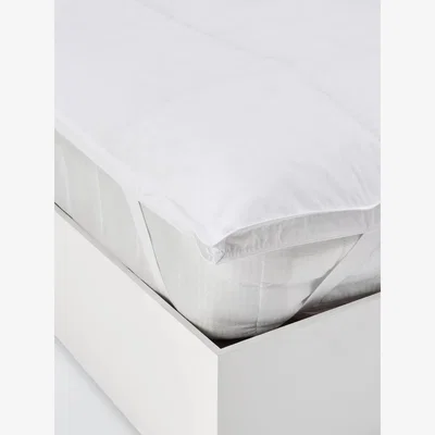 John Lewis John Lewis Natural Duck Feather and Down 4cm Deep Mattress Topper