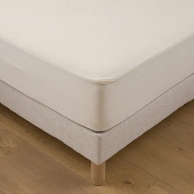 La Redoute Waterproof Mattress Protector in Organic Cotton Jersey, 27cm Depth