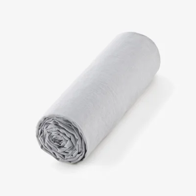 La Redoute Elina 100% Washed Linen Mattress Topper Fitted Sheet