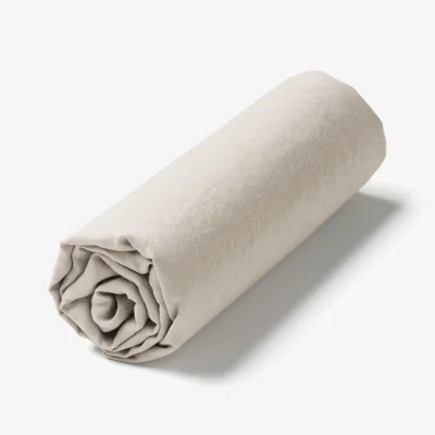 La Redoute Elina 100% Washed Linen Mattress Topper Fitted Sheet